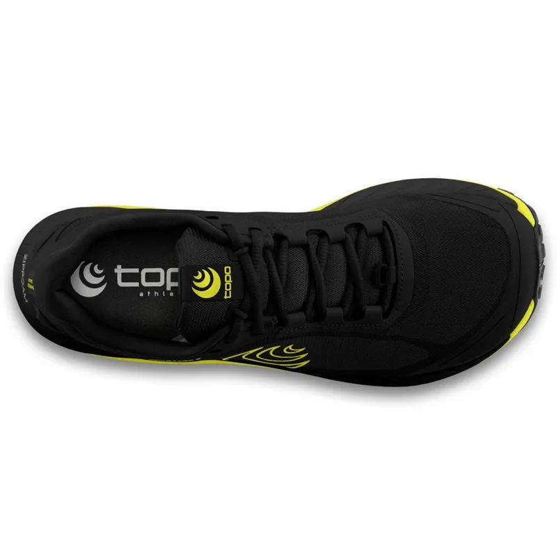 Topo Athletic Men's MTN Mountain Racer 3 Running Shoes in Black/Lime-3