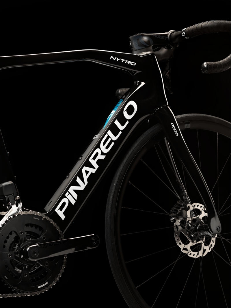 Pinarello Nytro E5 Disc 105 Electric Road Bike in Black - 53CM-1