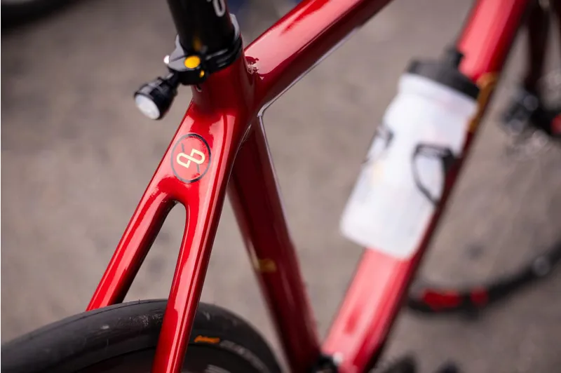 Orro Gold STC 105 Di2 Road Bike in Flame Red - Medium-2