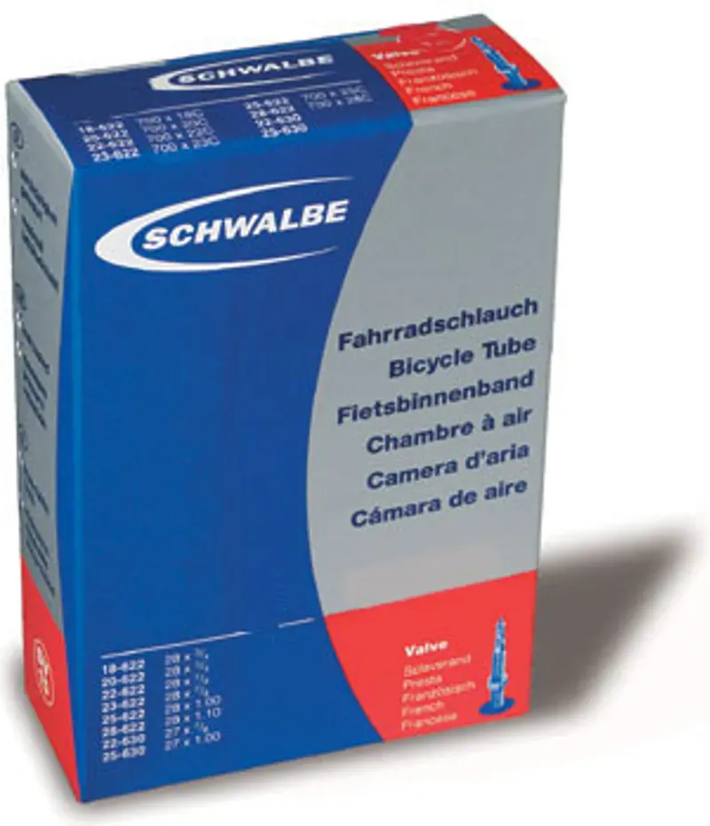 Schwalbe Presta Valve Inner Tube in Black
