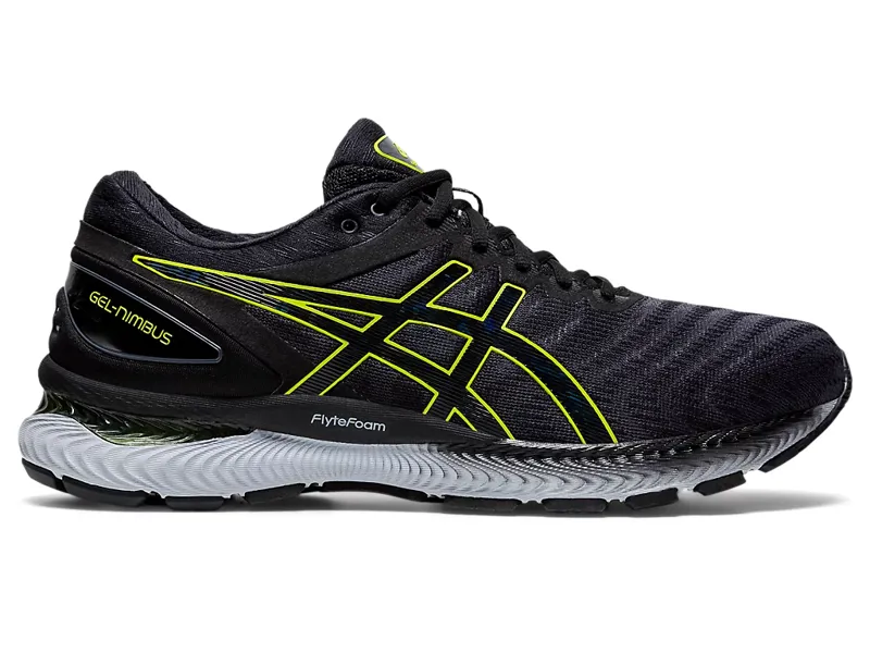Asics Men's Gel- Nimbus 22 Running Shoes in Carrier Grey/Lime