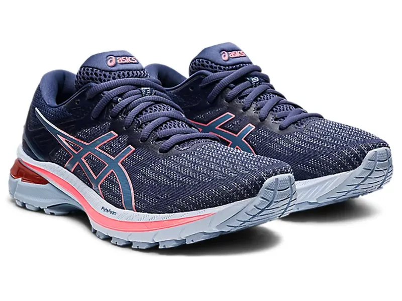 Asics Women's GT-2000 9 Running Shoes in Thunder Blue/Storm Blue-3