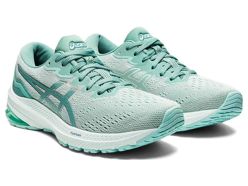 Asics Women's GT-1000 11 Running Shoes in Sage/Soothing Sea-3