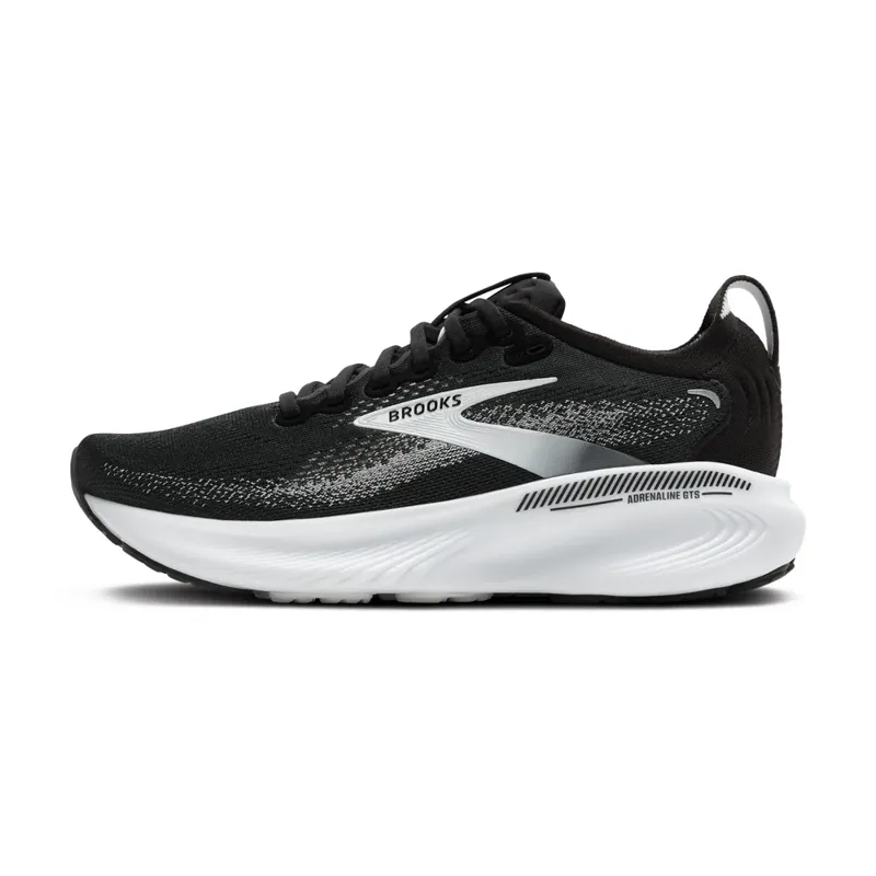 Brooks Men's Adrenaline GTS 25 Running Shoes in Black/Grey/White-8
