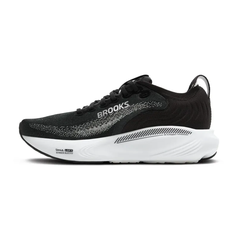 Brooks Men's Adrenaline GTS 25 Running Shoes in Black/Grey/White-4