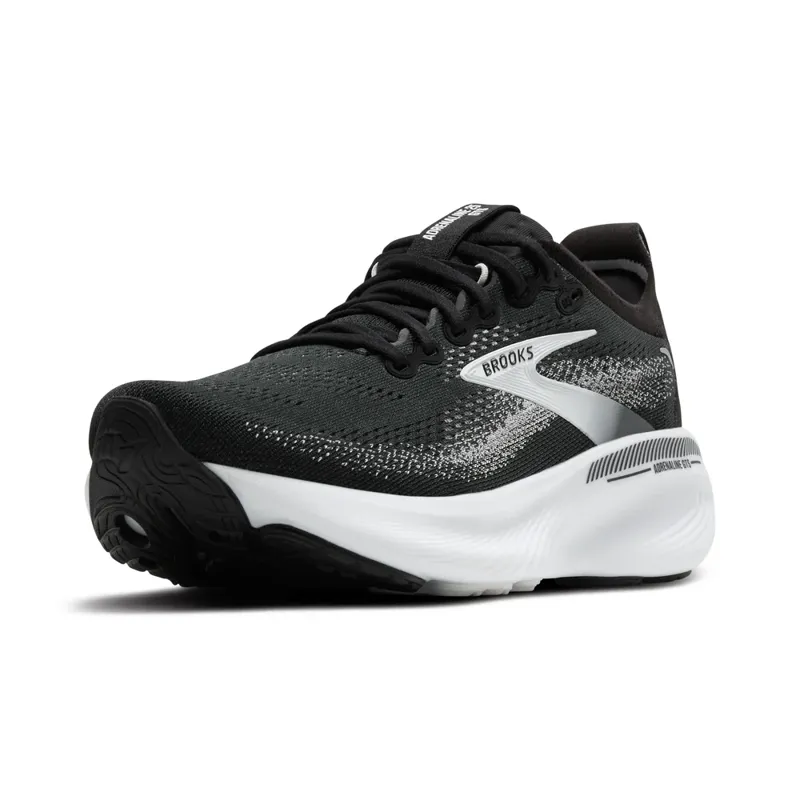 Brooks Men's Adrenaline GTS 25 Running Shoes in Black/Grey/White-3