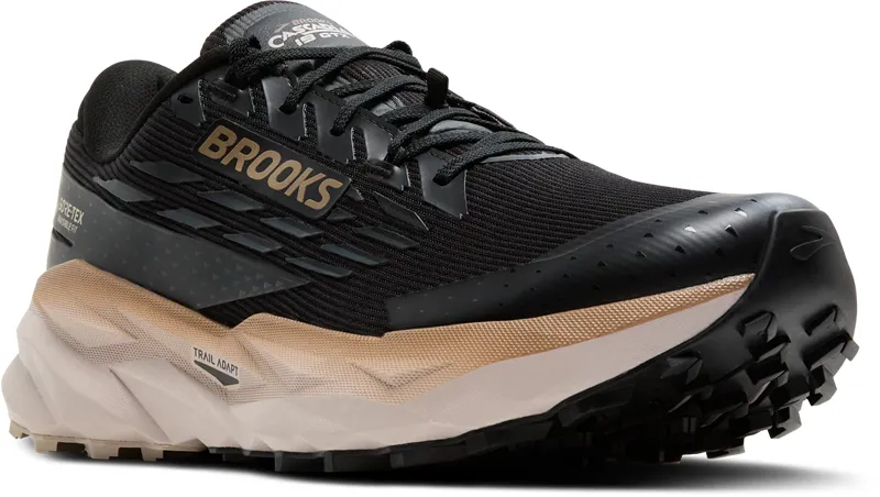 Brooks Men's Cascadia 19 GTX Trail Shoes in Black/Ebony/Chateau Gray -1