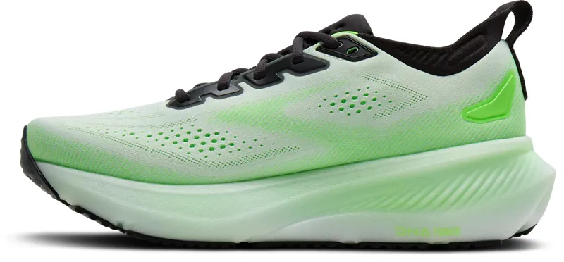 Brooks Men's Glycerin 23 Running Shoes in White/Phantom/Green Gecko-3