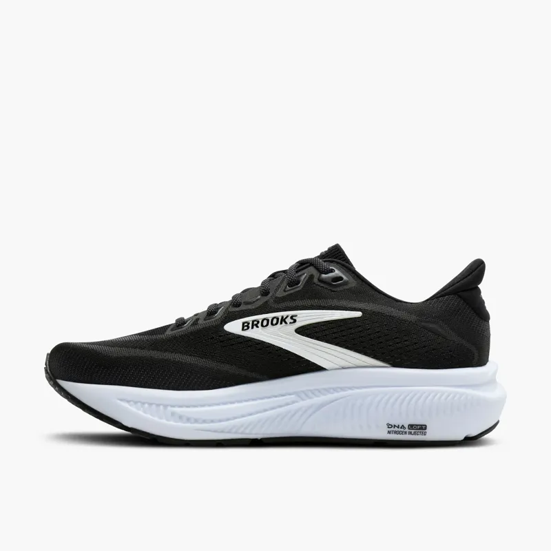 Brooks Men's Ghost 18 Running Shoes in Black/Grey/White-3