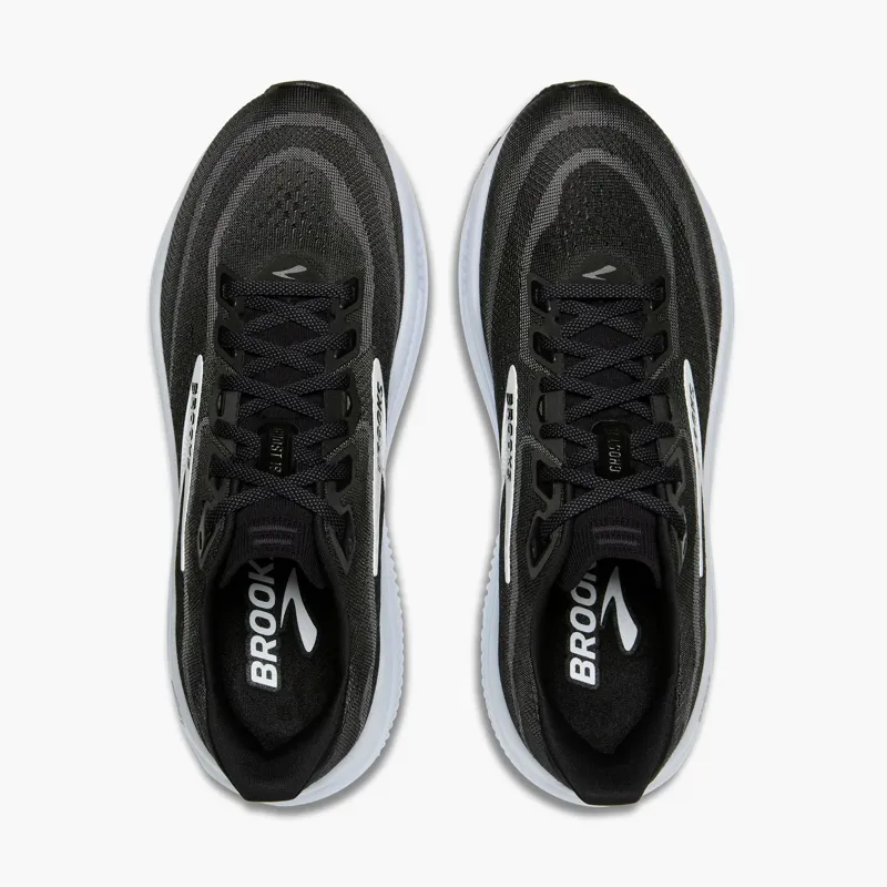 Brooks Men's Ghost 18 Running Shoes in Black/Grey/White-2