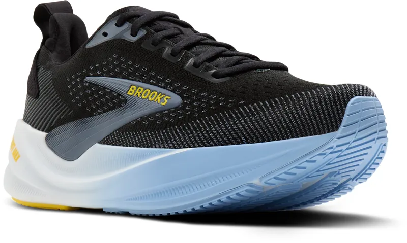 Brooks Men's Ghost Max 4 Running Shoes in Black/Folkstone/Open air -1