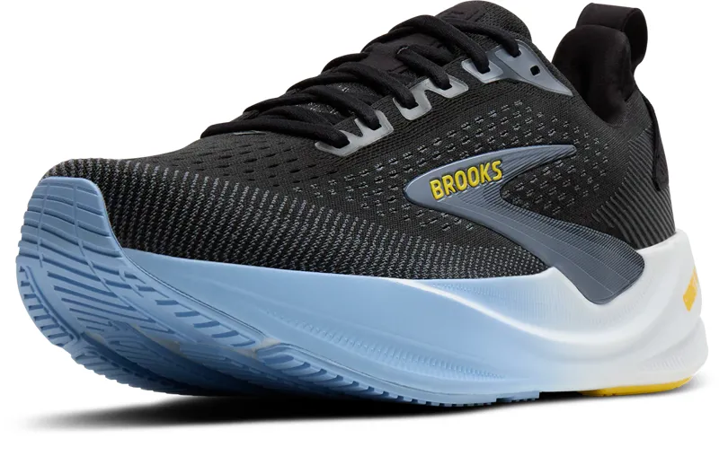 Brooks Men's Ghost Max 4 Running Shoes in Black/Folkstone/Open air -4