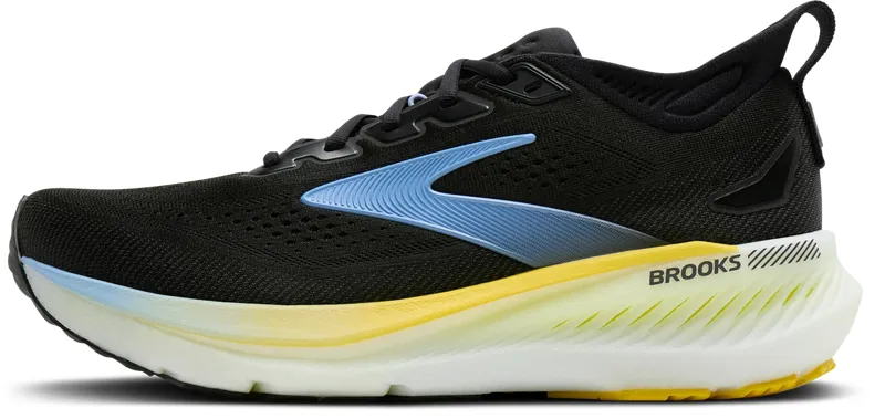 Brooks Men's Glycerin GTS 23 Running Shoes in Black/Cyber yellow/Nightlife -1