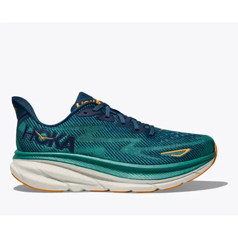 Hoka Men s Clifton 9 Running Shoes in Midnight Oceanic
