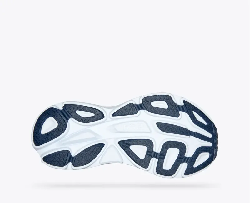 Hoka Wonen's Bondi 8 Running Shoes in Outer Space / Bellwether Blue-1