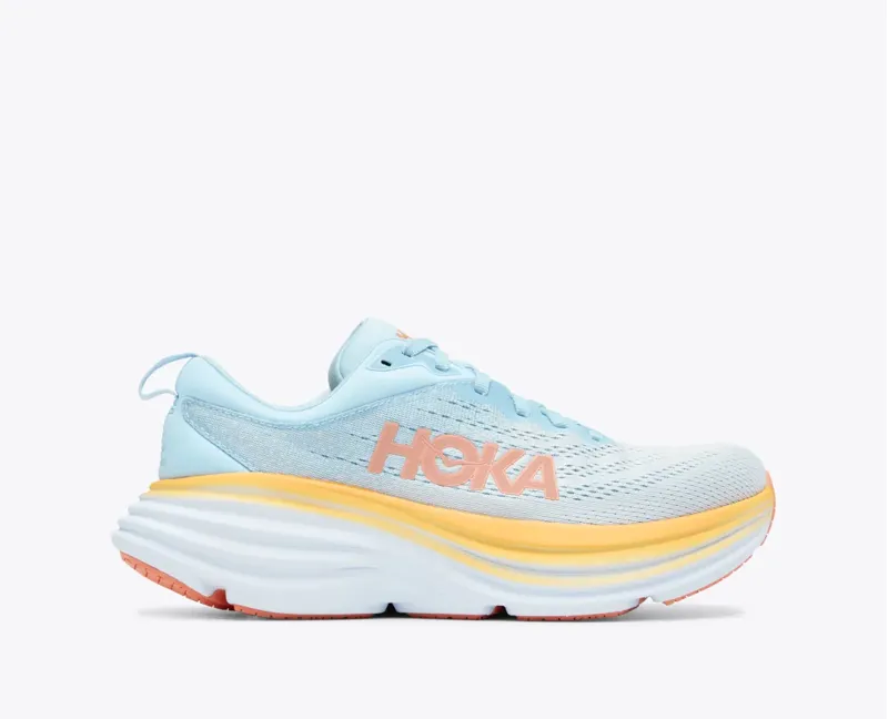 Hoka Women's Bondi 8 Running Shoes in Summer Song / Country Air