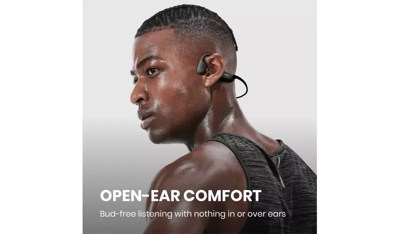 Shokz OpenRun Pro Open-Ear Bone Conduction Headphones - Black-3