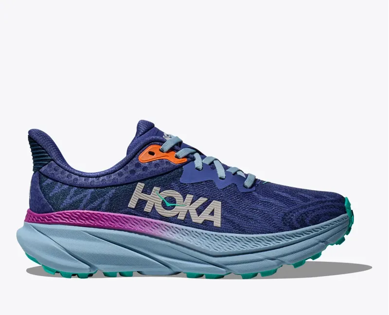 Hoka Women's Challenger ATR 7 Trail Shoes in Evening Sky Drizzle