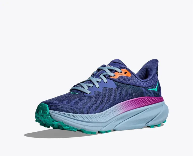 Hoka Women's Challenger ATR 7 Trail Shoes in Evening Sky Drizzle-4