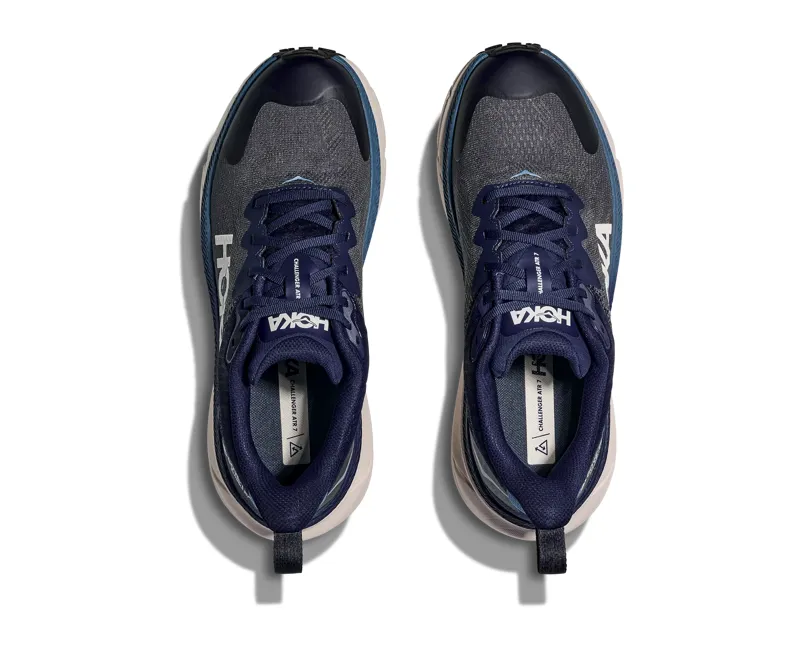 Hoka Men's Challenger ATR 7 GTX Trail Shoes in Midnight Blue / Grout-3
