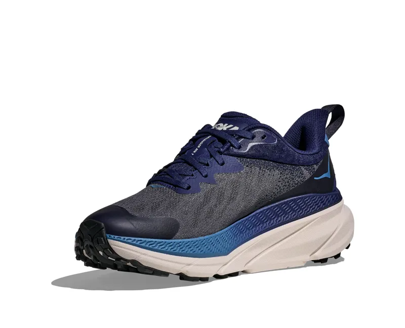Hoka Men's Challenger ATR 7 GTX Trail Shoes in Midnight Blue / Grout-2