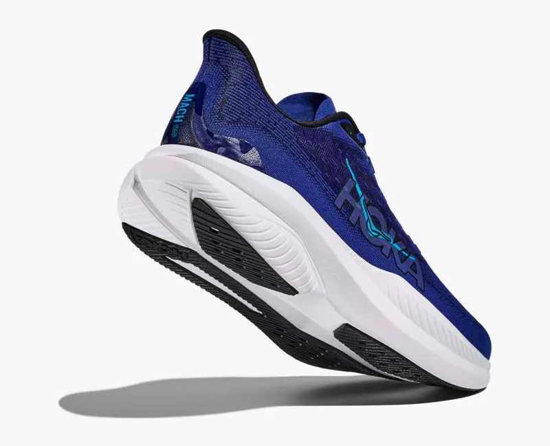 Hoka Men's Mach 6 Running Shoes in Black / Night Sky -6