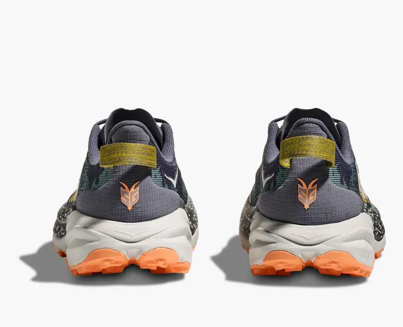 Hoka Women's Speedgoat 6 Trail Running Shoes in Grey Skies / Cosmic -4