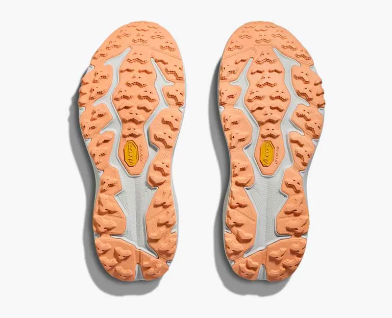 Hoka Women's Speedgoat 6 Trail Running Shoes in Grey Skies / Cosmic -2