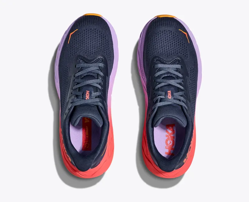 Hoka Women's Arahi 7 Stability Running Shoes in Nautical Dusk / Navy-7
