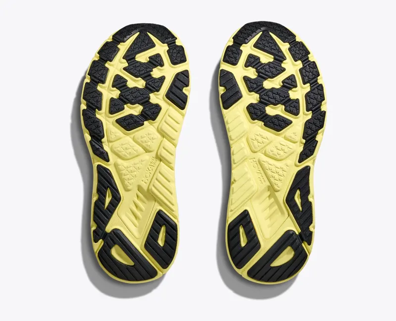 Hoka Women's Arahi 7 Stability Running Shoes in Starlight Glow / Yuzu-2