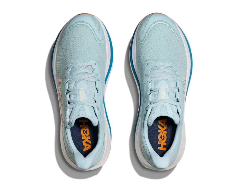 Hoka Men's Skyward X Neutral Running Shoes in Clear Sea / Alpine Blue -7