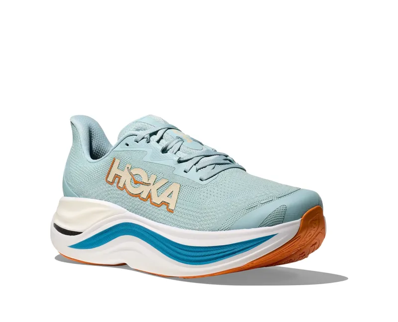 Hoka Men's Skyward X Neutral Running Shoes in Clear Sea / Alpine Blue -5