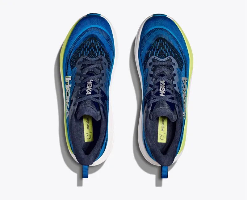 HOKA Men's Skyflow Running Shoe in  Varsity Navy/Electric Cobalt-6
