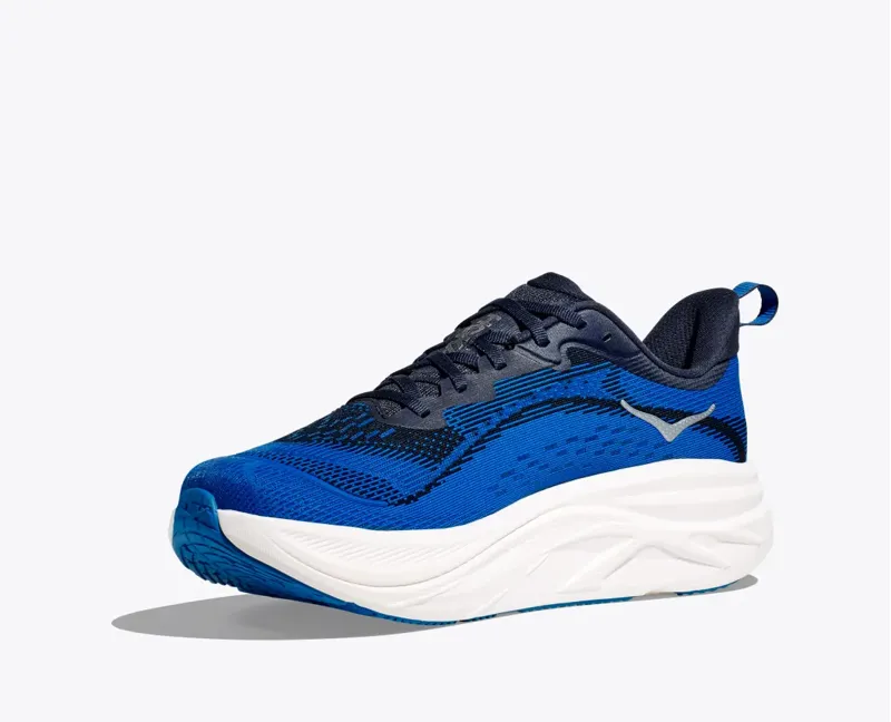 HOKA Men's Skyflow Running Shoe in  Varsity Navy/Electric Cobalt-5