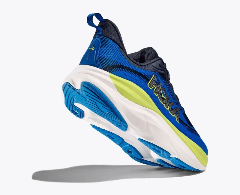 HOKA Men's Skyflow Running Shoe in  Varsity Navy/Electric Cobalt-4