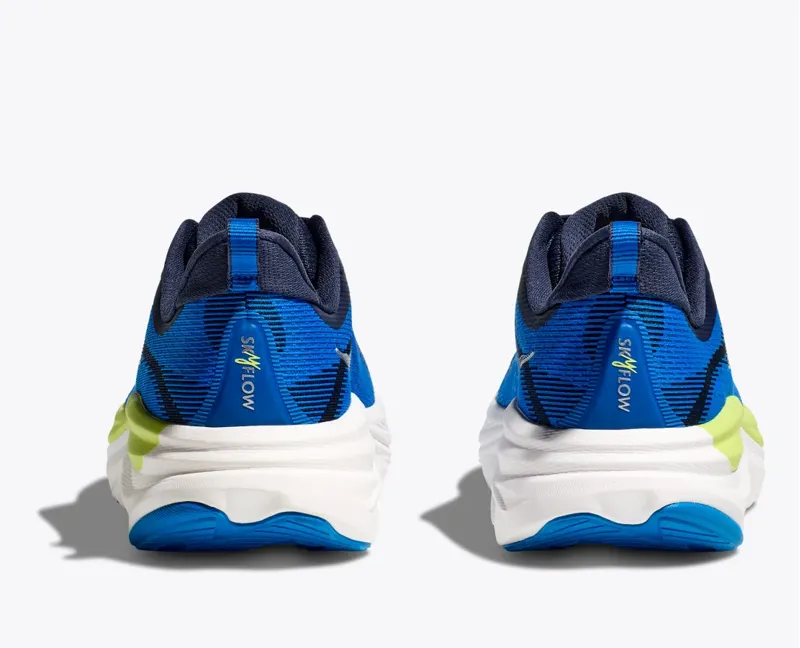 HOKA Men's Skyflow Running Shoe in  Varsity Navy/Electric Cobalt-3