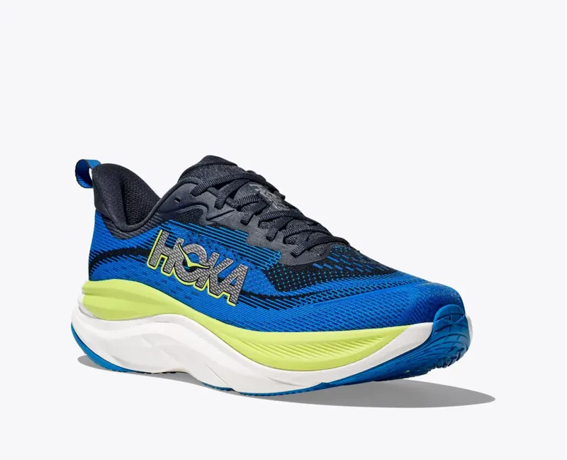 HOKA Men's Skyflow Running Shoe in  Varsity Navy/Electric Cobalt-2