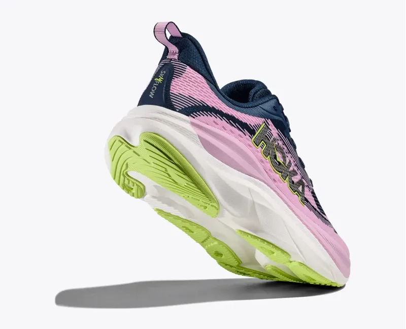 HOKA Women's Skyflow Running Shoes in Midnight/Pink Twilight-3