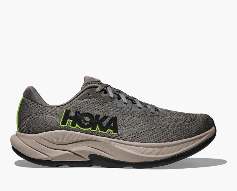 Hoka Men's Rincon 4 Neutral Running Shoes in Asphalt Grey / Gravel 