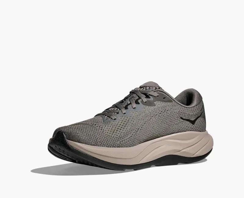 Hoka Men's Rincon 4 Neutral Running Shoes in Asphalt Grey / Gravel -6