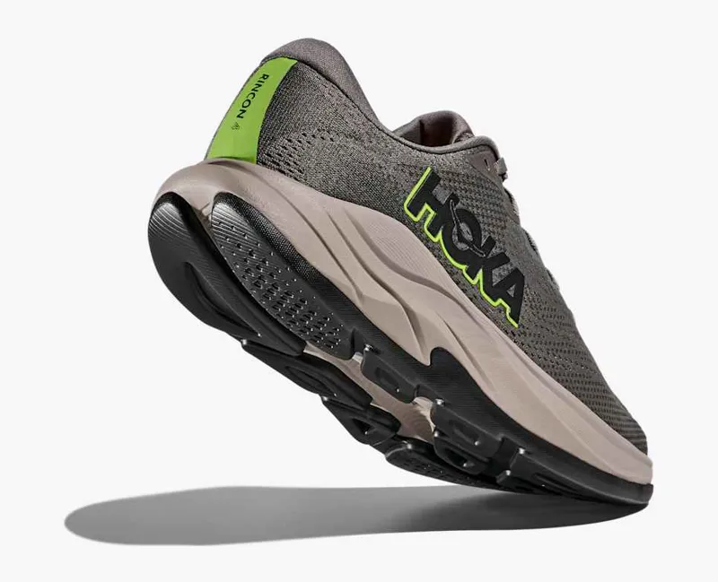 Hoka Men's Rincon 4 Neutral Running Shoes in Asphalt Grey / Gravel -5