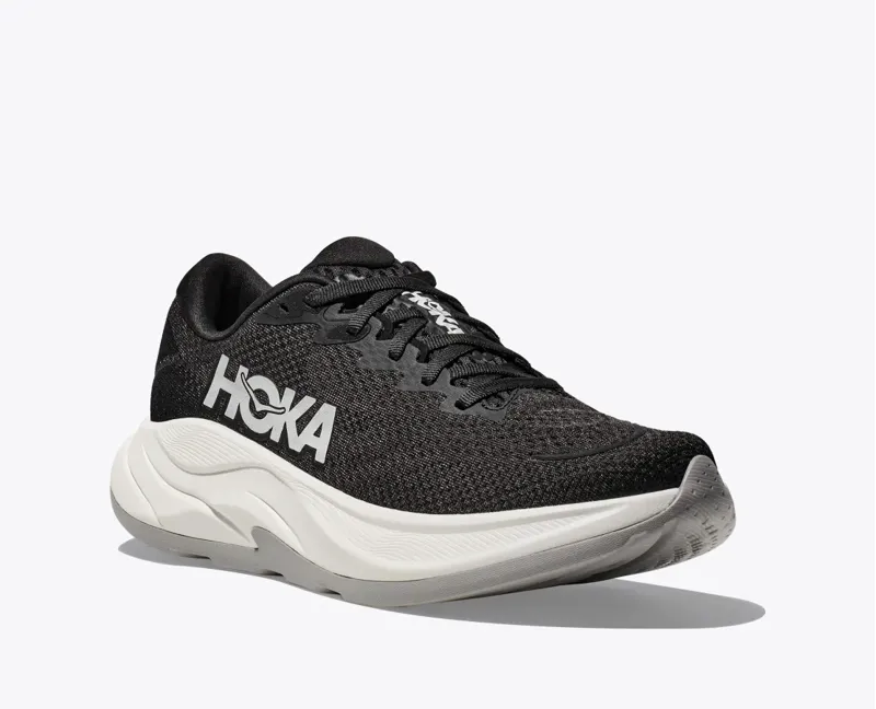 Hoka Men's Rincon 4 Running Shoes in Black and White-2