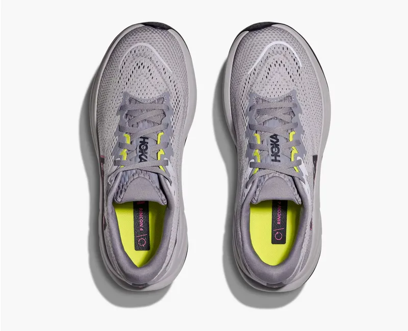 Hoka Women's Rincon 4 Neutral Running Shoes in Grey Skies / Foggy Grey-7