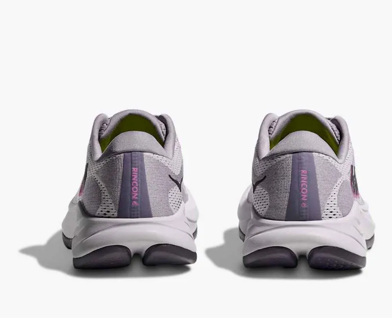 Hoka Women's Rincon 4 Neutral Running Shoes in Grey Skies / Foggy Grey-4