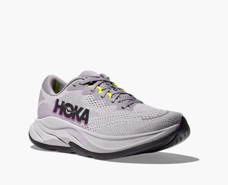 Hoka Women's Rincon 4 Neutral Running Shoes in Grey Skies / Foggy Grey-3