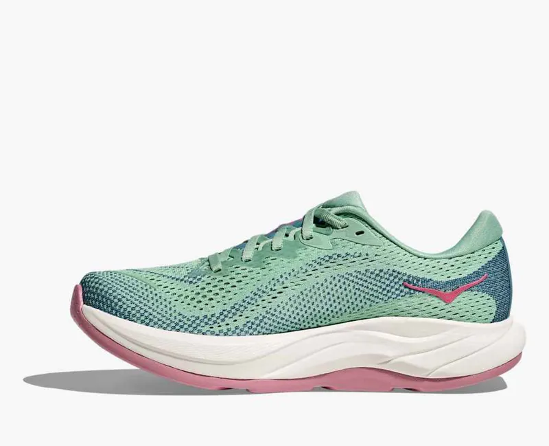 Hoka Women's Rincon 4 Running Shoes in Jadeite / Alpine Blue-1