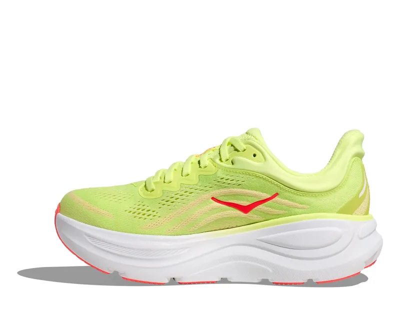 Hoka Men's Bondi 9 Running Shoes in Neon Yuzu / Sunlight -5