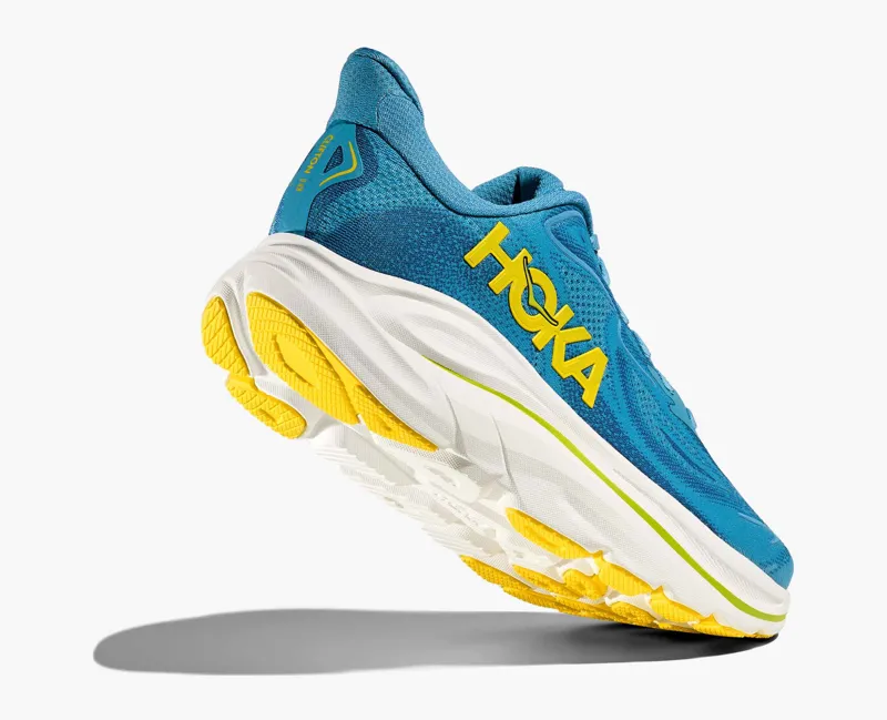 Hoka Men's Clifton 10 Running Shoes in Alpine Blue / Foggy Night-5