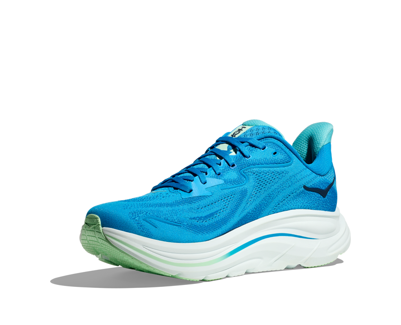 Hoka Men's Clifton 10 Neutral Running Shoes in Hoka Blue / Skyward-6