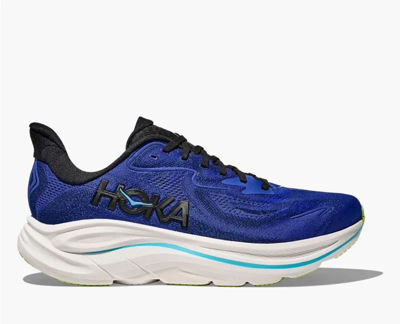 Hoka Men's Clifton 10 Running Shoes in Night Sky / Midnight Blue